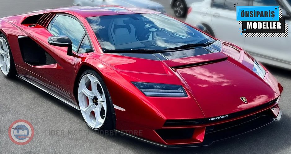 1:18 Lamborghini Countach LPI 800-4 Rosso Efesto