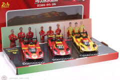 1:43 Burago 3 Car Set Ferrari 499P - 24h LeMans 2023-2025
