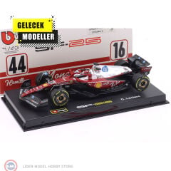 1:43 Burago FERRARI F1 SF-25 TEAM SCUDERIA FERRARI HP #16 MONZA ITALY GP 2025 CHARLES LECLERC