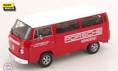 1:18 KK Scale 1972 Volkswagen T2b Bus - Porsche Renndienst with Fuchs-rims
