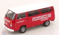 1:18 KK Scale 1972 Volkswagen T2b Bus - Porsche Renndienst with Fuchs-rims