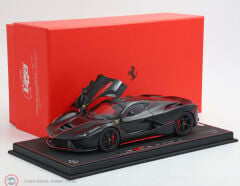 1:18 BBR Ferrari LaFerrari Matt black with red stripes Fernando Alonso