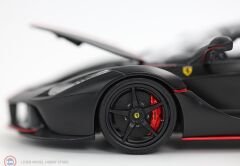1:18 BBR Ferrari LaFerrari Matt black with red stripes Fernando Alonso