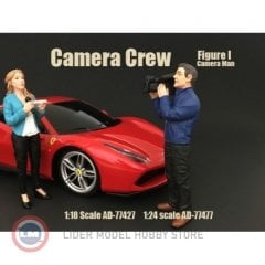 1:18 American Diorama Kameraman Crew Figür I 77427