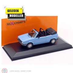 1:43 Maxichamps 1979 Volkswagen Golf I Convertible - light blue
