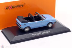 1:43 Maxichamps 1979 Volkswagen Golf I Convertible - light blue