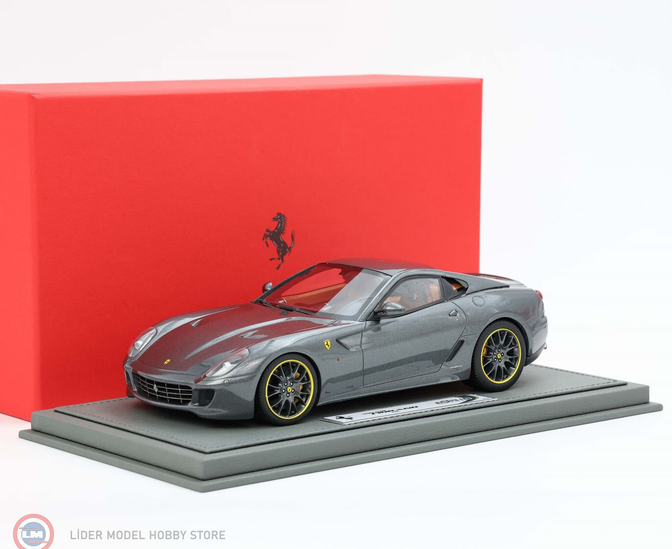 1:18 BBR 2006 Ferrari 599 GTB FIORANO Automatic Gear - Silverstone Grey