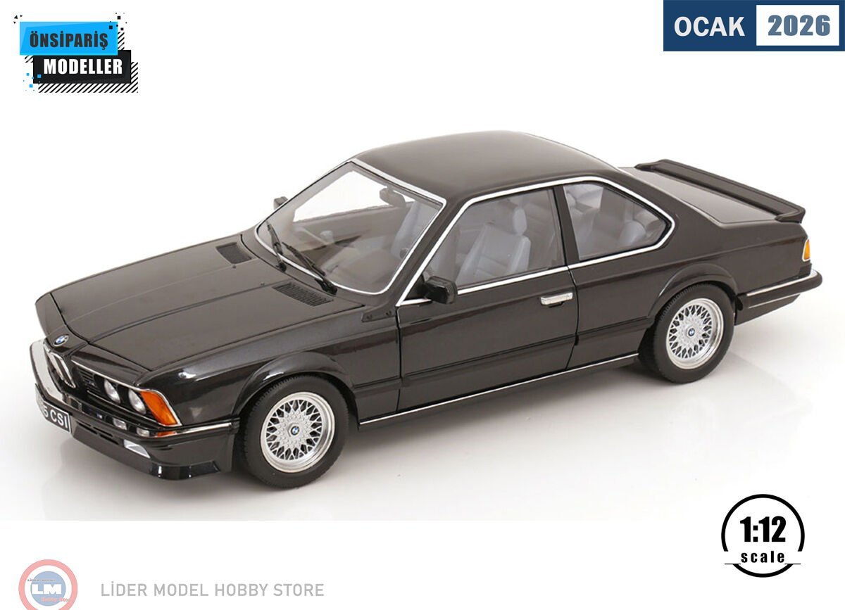1:12 KK Scale BMW M635 CSI E24 (1987) - black metallic
