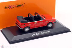 1:43 Maxichamps 1979 Volkswagen Golf I Convertible - red