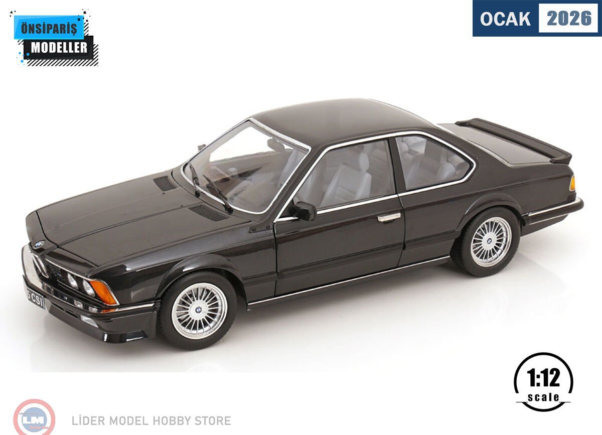 1:12 KK Scale BMW M635 CSI E24 (1987) - black & Alpina Rims