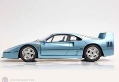 1:18 BBR 1987 Ferrari F40 - Hyperion Blue & showcase