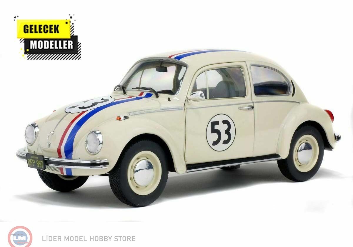 1:18 Solido 1973 Volkswagen Beetle 1303 Racer #53 Herbie