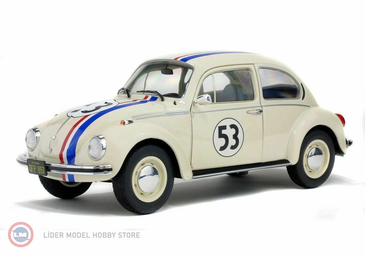 1:18 Solido 1973 Volkswagen Beetle 1303 Racer #53 Herbie
