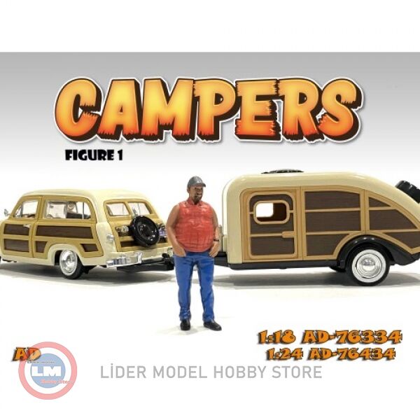 1:18  American Diorama 76334 Camper Figur I
