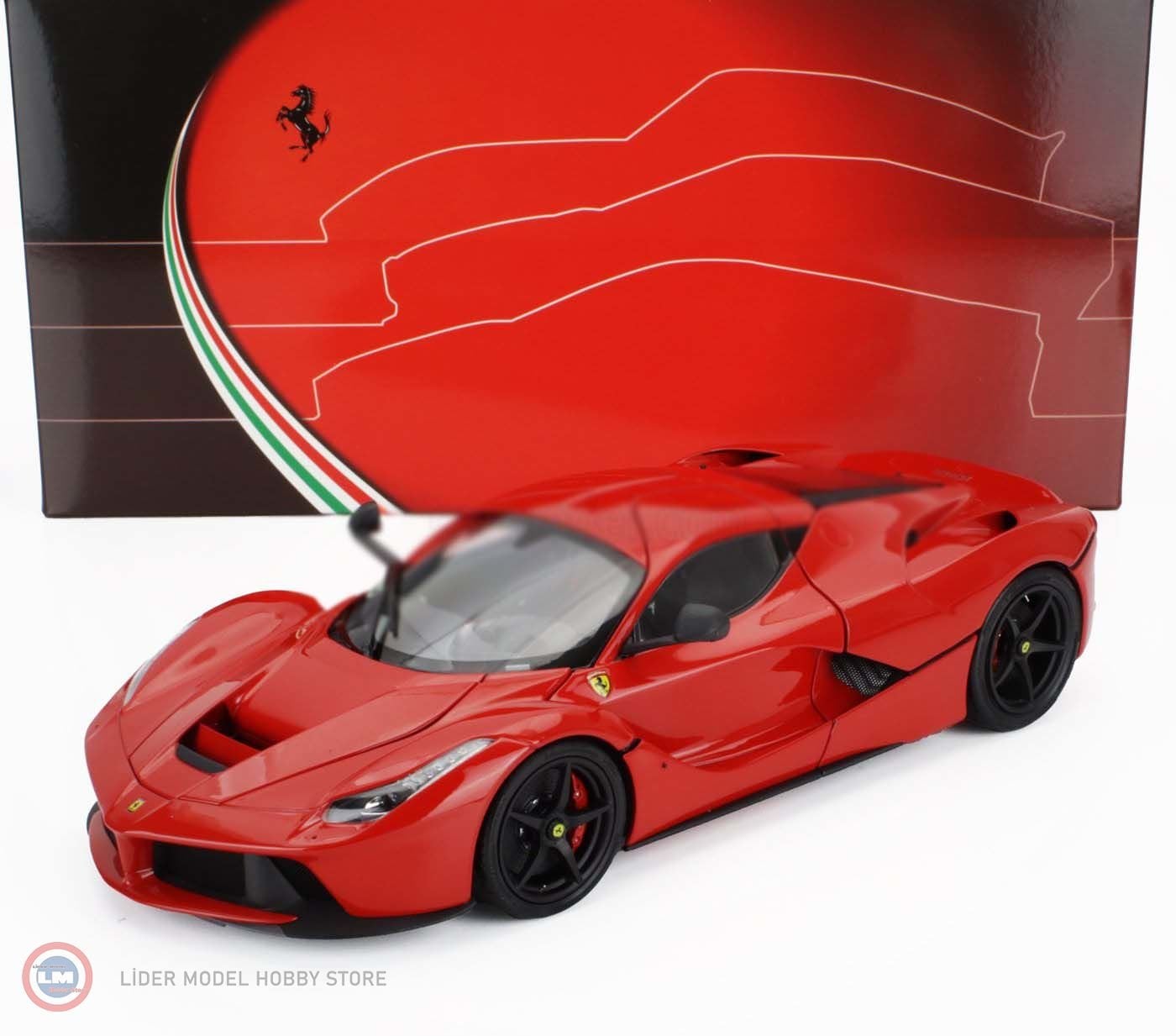 BBR - 1:18 BBR 2013 Ferrari LAFERRARI - RED (ROSSO CORSA) - 24.595