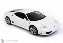 1:18 BBR 1999 Ferrari 360 Modena White F1 Gear BOX