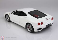 1:18 BBR 1999 Ferrari 360 Modena White F1 Gear BOX