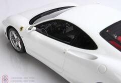 1:18 BBR 1999 Ferrari 360 Modena White F1 Gear BOX