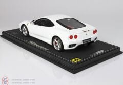 1:18 BBR 1999 Ferrari 360 Modena White F1 Gear BOX