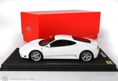 1:18 BBR 1999 Ferrari 360 Modena White F1 Gear BOX