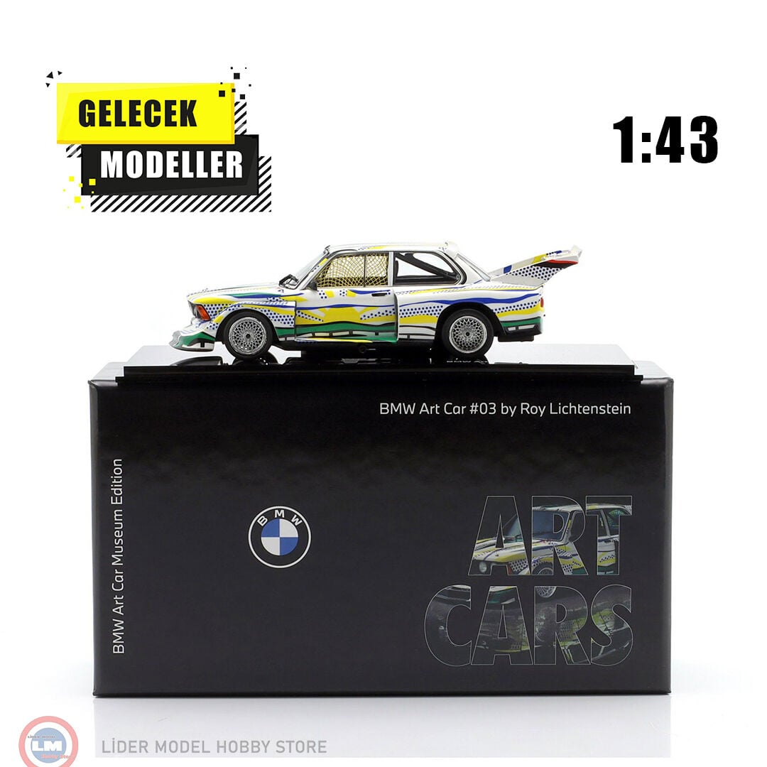 1:43 Norev BMW 320i E21 Turbo Gr.5 #50 24h LeMans 1977 Art Car Roy Lichtenstein