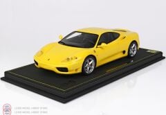 1:18 BBR 1999 Ferrari 360 Modena Yellow Modena F1 Gear BOX