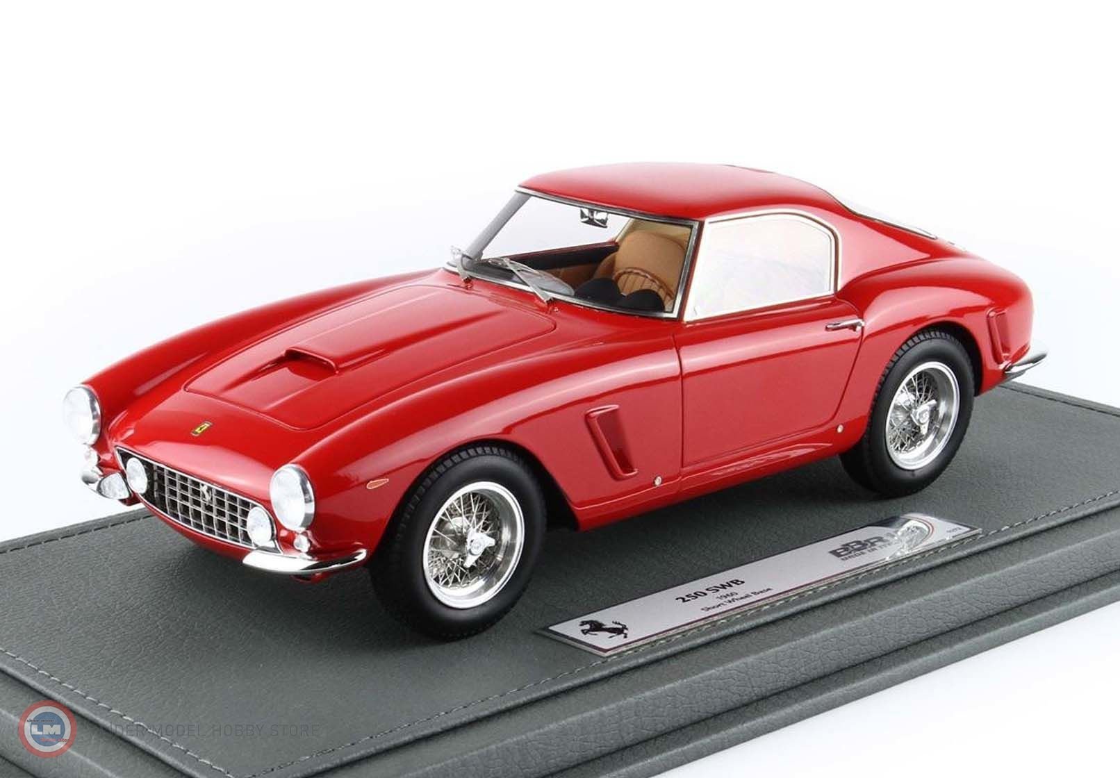 1:18 BBR 1960 Ferrari 250 SWB 1960 Short Wheel Base +showcase
