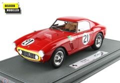 1:18 BBR 1960 Ferrari 250 SWB 24H Le Mans 1960 car #21 +showcase