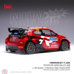 1:18 IXO Toyota GR Yaris Rally2, Rally WM, Rally Finland 2024 #39