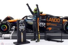 1:18 Minichamps 2025 Mclaren Lando Norris MCL39 #4 3rd Abu Dhabi GP Formel 1 Weltmeister