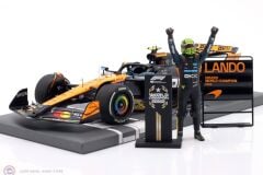 1:18 Minichamps 2025 Mclaren Lando Norris MCL39 #4 3rd Abu Dhabi GP Formel 1 Weltmeister
