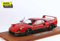 1:18 BBR 1987 Ferrari F40 Red-Black Gold stripe