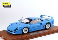 1:18 BBR 1987 Ferrari F40 Light Blue and silver rims