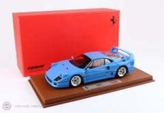 1:18 BBR 1987 Ferrari F40 Light Blue and silver rims
