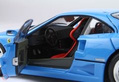 1:18 BBR 1987 Ferrari F40 Light Blue and silver rims