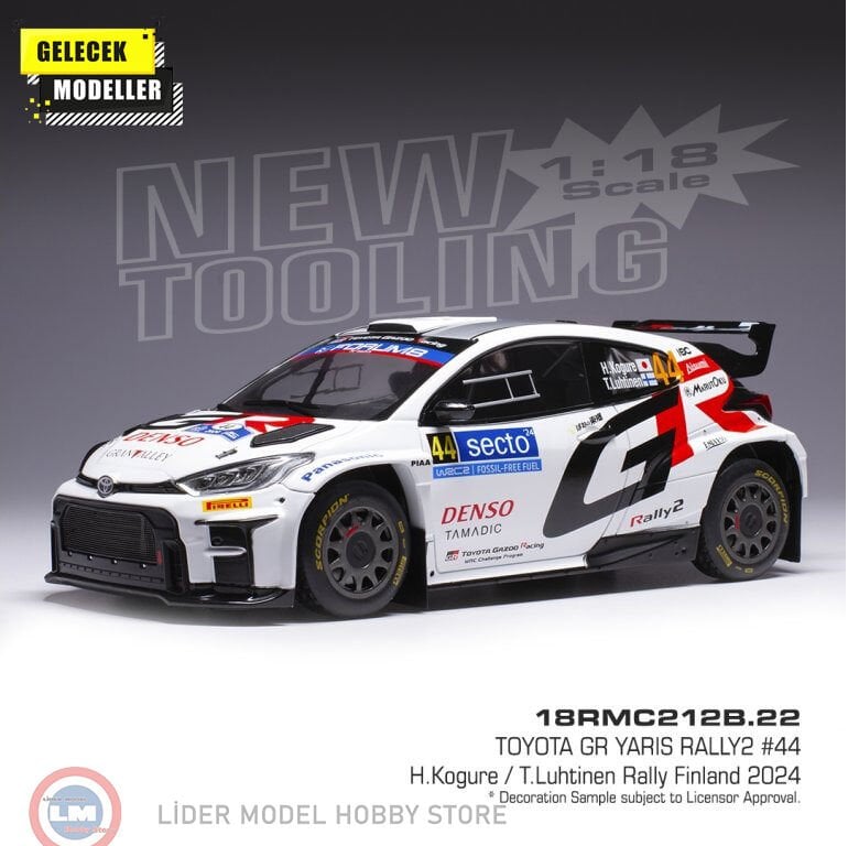 1:18 IXO Toyota GR Yaris Rally2, Rally WM, Rally Finland 2024  #44