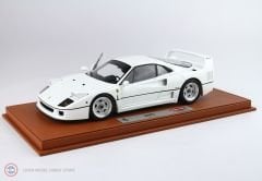 1:18 BBR 1987 Ferrari F40 White and silver rims