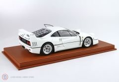 1:18 BBR 1987 Ferrari F40 White and silver rims