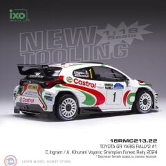 1:18 IXO Toyota GR Yaris Rally2, Rally WM, Voyonic Grampian Forest Rally 2024 #1
