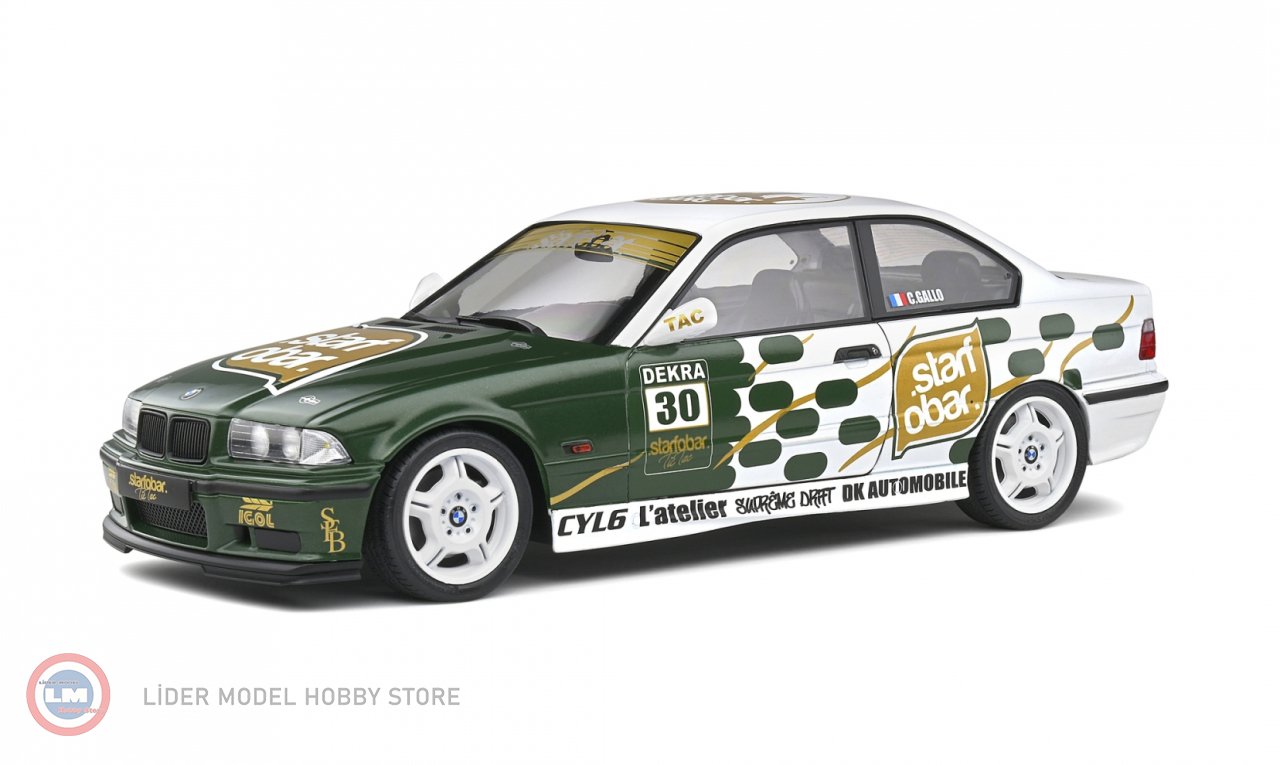 1:18 2021 BMW M3 E36 3er Reihe Coupe Racing #30 Tic Tac