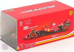 1:43 Burago Ferrari SF-24 TEAM SCUDERIA FERRARI #55 - MONZA GP 2024 Sainz