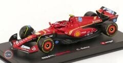 1:43 Burago Ferrari SF-24 TEAM SCUDERIA FERRARI #55 - MONZA GP 2024 Sainz