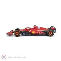1:43 Burago Ferrari SF-24 TEAM SCUDERIA FERRARI #55 - MONZA GP 2024 Sainz