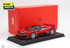 1:18 BBR Ferrari F80 Rosso Corsa - silver wheels &showcase