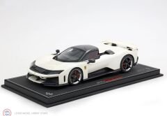 1:18 BBR Ferrari F80 carbon optional Bianco Italia - bicolor wheels silver