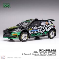 1:18 IXO Skoda Fabia Rally2 2024  - Safari Rallye Kenia #20