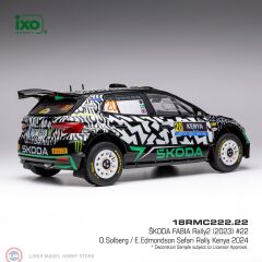 1:18 IXO Skoda Fabia Rally2 2024  - Safari Rallye Kenia #20