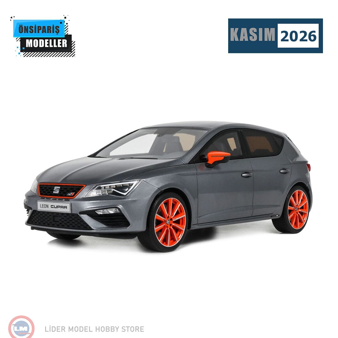 1:18 Otto 2018 Seat Leon Cupra Performance Pack Monsoon Grey