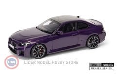 1:18 Minichamps 2024 BMW M2 Coupe (G87) Twilight Violet