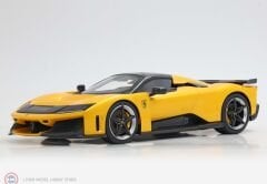 1:18 BBR Ferrari F80 Giallo Tristrato yellow brakes and bicolor rims & showcase